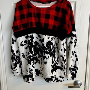 Long sleeve light sweat shirt